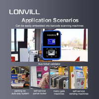 Module de lecteur de codes-barres 1D 2D intégré pour borne de validation de bus, scanner de codes QR USB haute vitesse