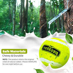 Nobleza 6 palline da Tennis in gomma naturale con palline da cane interattive in confezione, giocattoli da gioco per cani - Product Image 2