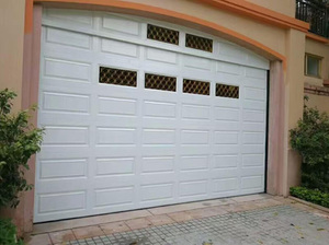 Maßgefertigtes Modernes Industrielles Garagentor Wasserdicht mit Fenster Rollendes Stahl-Aluminium-Legierungs-Winddichtes Tor für Villen in den USA - Product Image 2