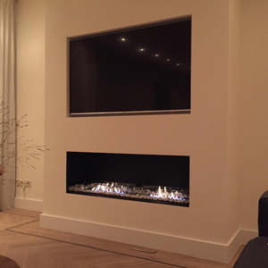 Inserto per camino Inno-Fire da 48 pollici 1200 mm design moderno del camino del soggiorno - Product Image 1