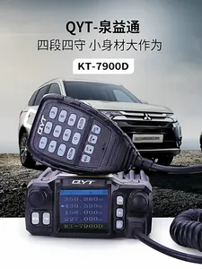 Radio Móvil Mini QYT KT-7900D, Walkie Talkie de Coche de Banda Cuádruple, 25W, Pantalla a Color, Micrófono de Mano Dual, Radio Bidireccional L860 - Product Image 3