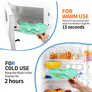 แผ่นเจลประคบ<span class=keywords><strong>ร้อน</strong></span><span class=keywords><strong>เย็น</strong></span> บรรเทาอาการล้าดวงตาและรอยคล้ำใต้ตา พร้อมสายรัดปรับได้ - Product Image 5