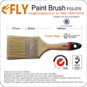 Pennello industriale di alta qualità <span class=keywords><strong>per</strong></span> la <span class=keywords><strong>pittura</strong></span> con Chip naturale personalizzabile con supporto OEM <span class=keywords><strong>per</strong></span> <span class=keywords><strong>pittura</strong></span> murale - Product Image 2