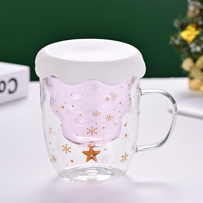 Pink Christmas Cup