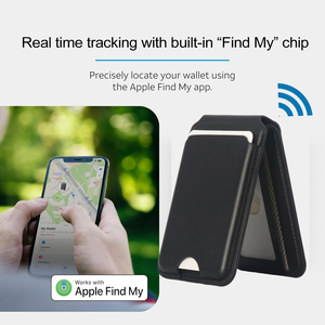 Nhà Máy Bán Hàng GPS Định Vị Từ Chủ Thẻ N52 Mạnh Mẽ Từ Mag An Toàn RFID Chặn Tìm Thấy Ví Của Tô<span class=keywords><strong>i</strong></span> Cho Apple Tìm Thấy Của Tô<span class=keywords><strong>i</strong></span> - Product Image 3