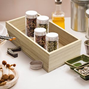 Unfinished Wood Crates Organizer Bins Wooden Box For Pantry Organizer Storage Wood Crate Craft