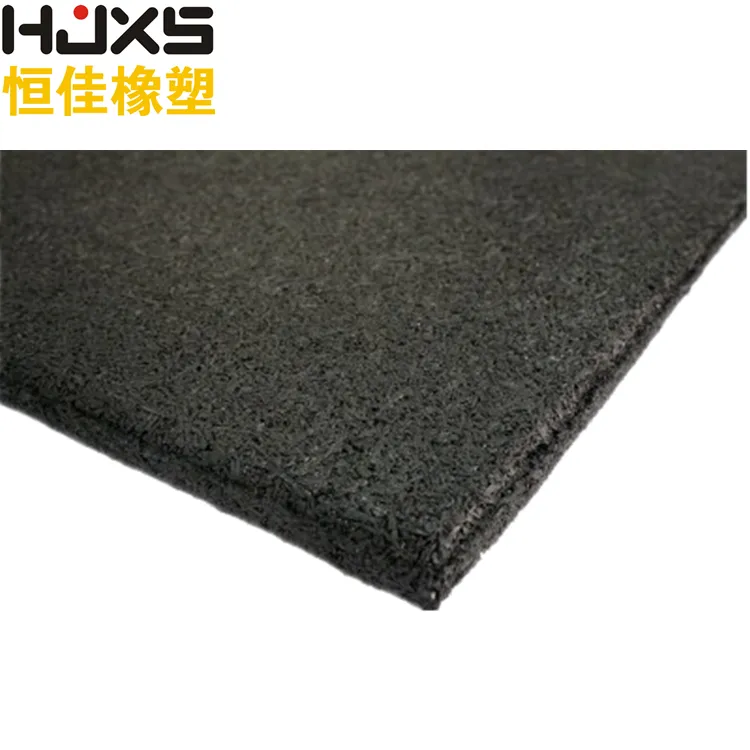 15mm Thick Black With Red Specks Rubber Gym Mat Flooring