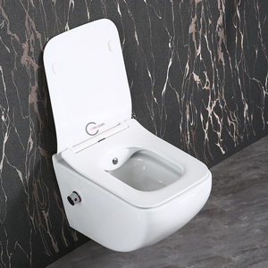 Модный Белый Новый дизайн настенный унитаз с оплеткой и биде - Product Image 2