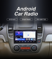 Lecteur DVD de voiture Android 15, écran IPS 9 pouces, 2+32 Go, Bluetooth, CarPlay, Android Auto, radio FM stéréo RDS, 4G LTE, DSP, navigation GPS