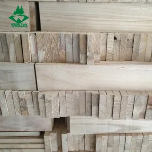 2023 Hot seeling Paulownia borde pegado tablero de madera maciza suministro