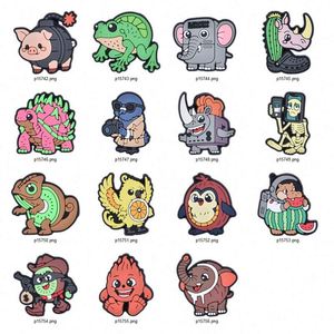 Novedad 2026: Charms para Zuecos de <span class=keywords><strong>Stranger</strong></span> <span class=keywords><strong>Things</strong></span>, el Clásico de Montañas y Ríos. Charms de PVC de Diseño para Zapatos al por Mayor. - Product Image 3