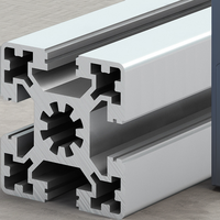 Ekstrusi Profil T dari Paduan Aluminium Industri 4545 dengan Lapisan Anodized dan Powder Coating Seri 6000