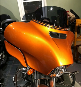 Déflecteur <span class=keywords><strong>de</strong></span> vent Advanblack, spoiler d'air pour carénage avant HD Touring/Glide 2014+, nouveau, prêt pour peinture personnalisée, adaptable/mise à niveau - Product Image 1