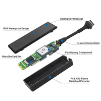 Traceur GPS 2G avec positionnement en temps réel précis, alarme de survitesse, détection ACC, alarme de géolocalisation pour le suivi de camions et de voitures - 1 an TR08P
