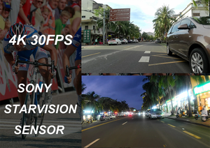 Caméra arrière étanche 4K pour vélo avec feu arrière et télécommande compatible WiFi pour enregistreur de conduite de vélo - Product Image 5