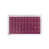 Mahjong américain en acrylique avec chiffres anglais, jeu de société décontracté avec des tuiles à motif feuille de ginkgo dorées et argentées