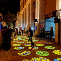 Projection holographique 3D immersive à grande échelle pour l'intérieur et l'extérieur, à l'œil nu, pour la cartographie des étages de bâtiments en 3D