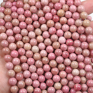 Высококачественные натуральные бусины из родохрозита из Аргентины, круглые, 4 мм/6 мм/8 мм/10 мм/12 мм, подходят для изготовления ювелирных изделий своими руками - Product Image 5