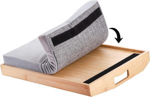 <span class=keywords><strong>Plateau</strong></span> de lit moderne en bambou avec poignées amovibles <span class=keywords><strong>pour</strong></span> <span class=keywords><strong>manger</strong></span> au lit - Product Image 2