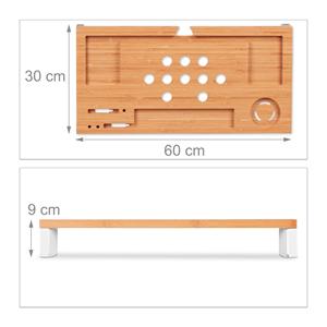 Tre màn hình đứng với máy tính lưu trữ máy tính xách tay đứng bàn và sắt Riser màn hình hoặc PC, Ergonomic bảng - Product Image 4