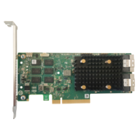 Carte contrôleur HPE Interface PCIe 4.0 X8/x16 16 canaux tri mode NVMe/SAS 12 Gb/s/SATA 6 Gb/s 4GB Adaptateur cache MR416i-p