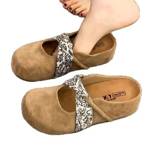 Mules pour femmes en cuir, version à talonnette interne, bout fermé, dessus en <span class=keywords><strong>nubuck</strong></span>, semelle extérieure en caoutchouc, doublure en microfibre, à enfiler - Product Image 5