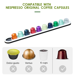 Étagère de <span class=keywords><strong>rangement</strong></span> pour dosettes de café en acrylique d'usine de vente chaude pour dosettes originales <span class=keywords><strong>NESPresso</strong></span> pour station de café et stockage de capsules - Product Image 6