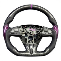 Volant personnalisé en fibre de carbone véritable pour Infinit/i Q50 Q50S Red Sport 400 2014 2015 2016 2017 2018 2019 2020 2021