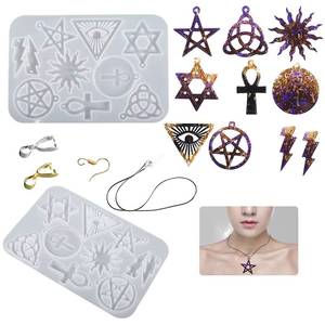 Handmade DIY Silicone Mold Epoxy Resin Keychain Pendant Necklace <b>Cake</b> <b>Tools</b> for Creating Unique Designs - Product Image 1