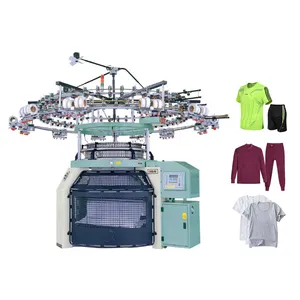 Sous-vêtements sans couture interlock jersey circulare machine à tricoter pour t-shirt sous-vêtements sans couture collants collants