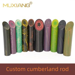 Vástago de tabaco de pipa DIY, varilla <span class=keywords><strong>Cumberland</strong></span>, dimensión personalizada, varilla de ebonita cruda de diferentes colores - Product Image 2