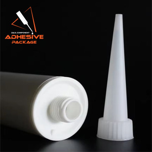 SZF 300ml Pegamento de vidrio vacío Tubo de calafateo <span class=keywords><strong>HDPE</strong></span> Cartucho de sellador de silicona de plástico Tubo de silicona Cartucho adhesivo único - Product Image 2