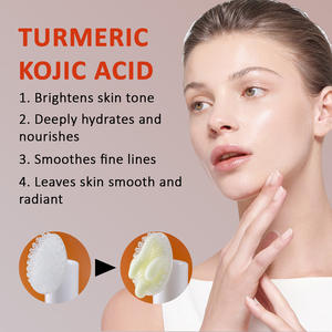 OEM Organic Herbal Deep Cleansing Moisturizing Facial Cleanser with Turmeric & Kojic Acid Foam for Acne Control - Product Image 4