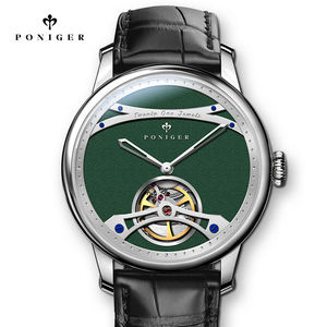 นาฬิกาข้อมือผู้ชาย Poniger Luxury Business รุ่น P8.19 Seagull เครื่องจักรกล ขนาด 42 มม. กระจกแซฟไฟร์ กันน้ำ สายสแตนเลสและหนัง - Product Image 1
