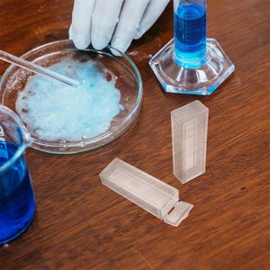 Boîte de rangement rectangulaire réutilisable en plastique PE transparent pour lames de microscope, capacité de 5 pièces, support pour fournitures de laboratoire - Product Image 6