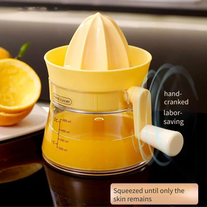 Spremiagrumi Manuale Portatile con Contenitore Multifunzionale, Utensile per Succhi di Frutta per Colazione Salutare e <span class=keywords><strong>Palestra</strong></span> - Product Image 2