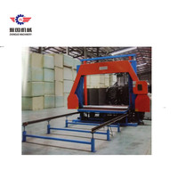 Le nouveau cylindre d'opération anti-chute de produit coupera la mousse de bloc de haute précision en fines tranches machine de découpe horizontale