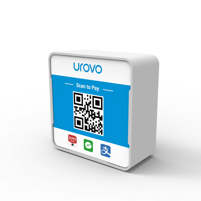 Urovo Sound Box Desktop Portable Speaker Mobile Super Loud Voice QR Code Payment Wireless Customizable Battery 3-5 Hours