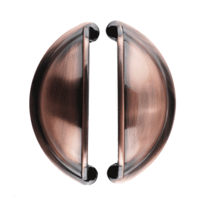 Cobre antiguo Copa cocina gabinete tira de 3 pulgadas Bin cajón manija de la taza para muebles - Product Image 4