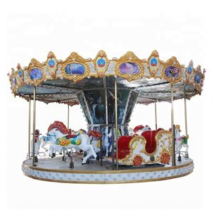 High Quality Yamoo Used Alloy Outdoor <b>Carousel</b> Twister Fairground Ride Toy <b>Horse</b> for Kids - Product Image 2