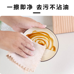 Loofah Dishcloth Large Rolls Highly Absorbent Non Stick Kitchen Cleaning Cloth For Pots And Pans - Product Image 3