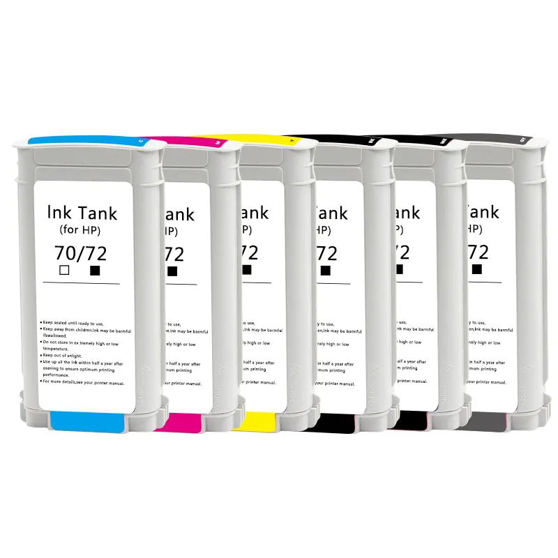 130ML for hp 72 Compatible Ink Cartridge For HP Designjet T770 T790 T1120 T1200 T1300 T620 T610 T1100 T2300 Printer