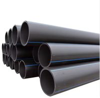 Tubería de HDPE ISO9001 PE100 SDR17 de 280 mm/24'' 36'' 3'' de Diámetro, Alta Presión, Vida Útil de Más de 50 Años, Estándar ISO4427