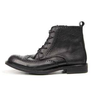 Botas de Hombre Nuevas 2026, Diseño Italiano, Botas de Piel de Vacuno de Alta Calidad, Hechas a Mano, Venta al por Mayor de Fábrica - Product Image 4