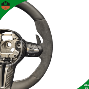 Volante Deportivo de Cuero M para <span class=keywords><strong>BMW</strong></span> F30 <span class=keywords><strong>F10</strong></span> F15 F36 F20 F22 F25 F32 M3 M4 <span class=keywords><strong>M5</strong></span> X5 E46 E60 E70 E90 E91 E92 - Product Image 3