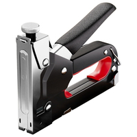 Pistolet à clous et agrafeuse manuel 4-en-1 industriel robuste pour rembourrage, charpente en bois et finition de meubles - Garantie de 3 ans