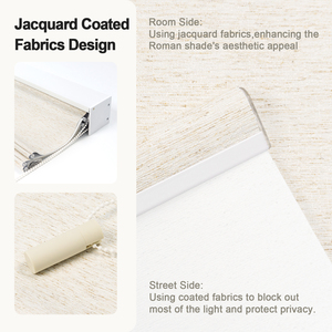 Stores romains haut de gamme stores et rideaux stores manuels occultants <span class=keywords><strong>volet</strong></span> Chic moderne pour fenêtre de salle à manger - Product Image 4