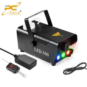 Máquina de fumo colorida led 3 500w, efeito de luz led desinfeção sem fio para festa de casamento