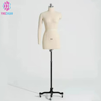 Mannequin de couture femme demi-corps avec main magnétique pour tailleur et modélisme