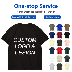 Camisetas de Algodón 100% de Alta Calidad al por Mayor para Hombre, Camisetas Lisas con Impresión DTG Personalizada, Camiseta Blanca Extra Grande - Product Image 2